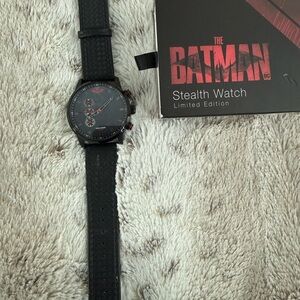 DC Batman Stealth Watch in Red and Black